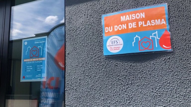 a first plasma donation center in France, to meet “exponential needs”