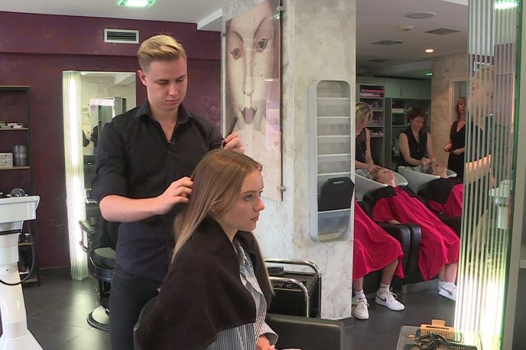 at 17, he became the best apprentice hairdresser in France