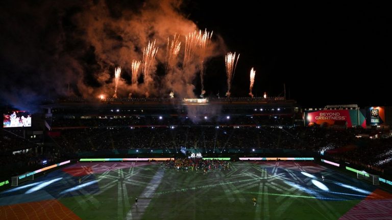 relive the World Cup opening ceremony at Eden Park in Auckland