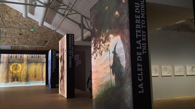 the exhibition dedicated to John Howe in Landerneau