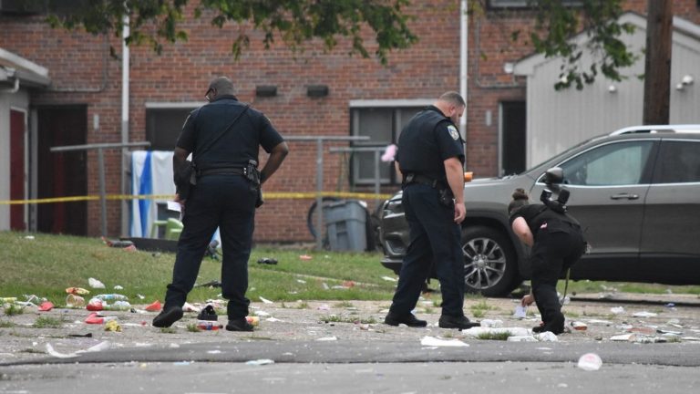 two dead and dozens injured after shooting at Baltimore party