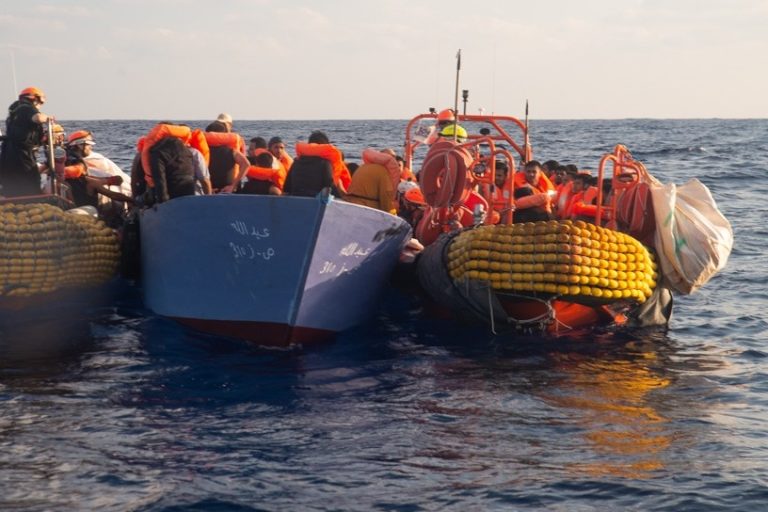 68 migrants rescued in the Mediterranean