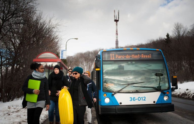 A downside for public transportation on Mount Royal