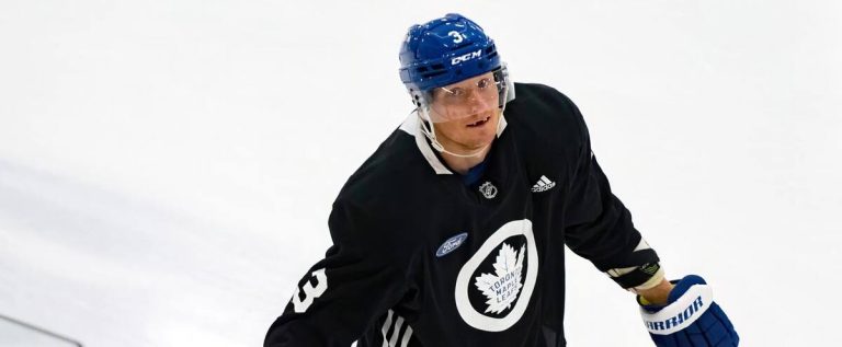 A new acquisition from the Leafs already on the floor