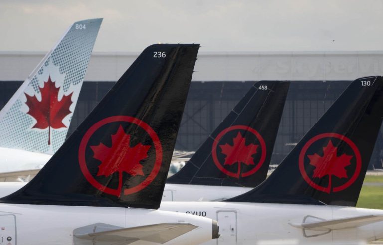 Air Canada pilots picket at Toronto Pearson Airport