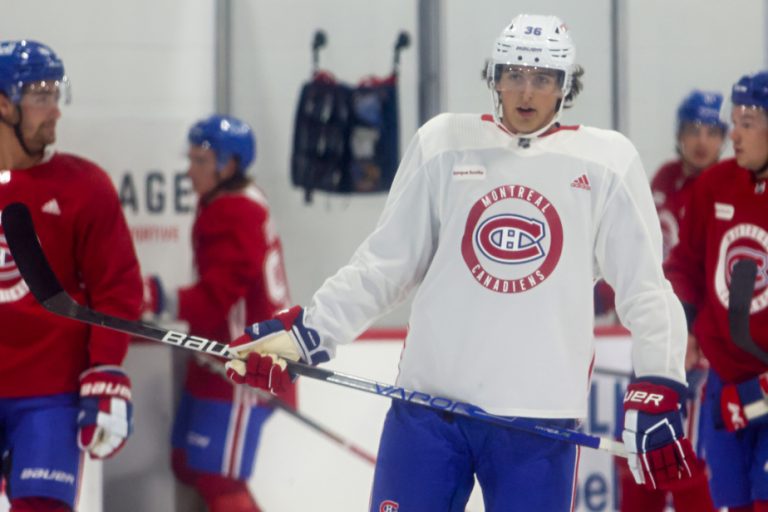 Canadiens rookie camp |  David Reinbacher starts alongside William Trudeau