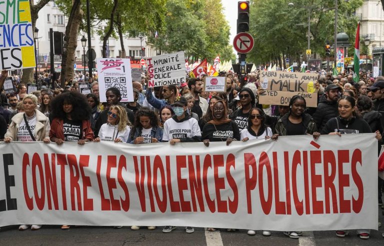 Demonstrations against police violence in France