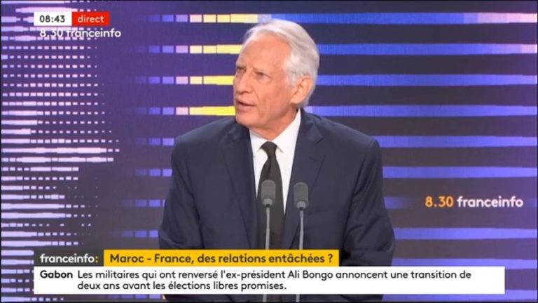 France must “put its susceptibility in its pocket” says former Prime Minister Dominique de Villepin