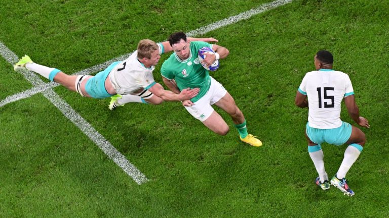 Ireland defeats South Africa in an epic battle between behemoths