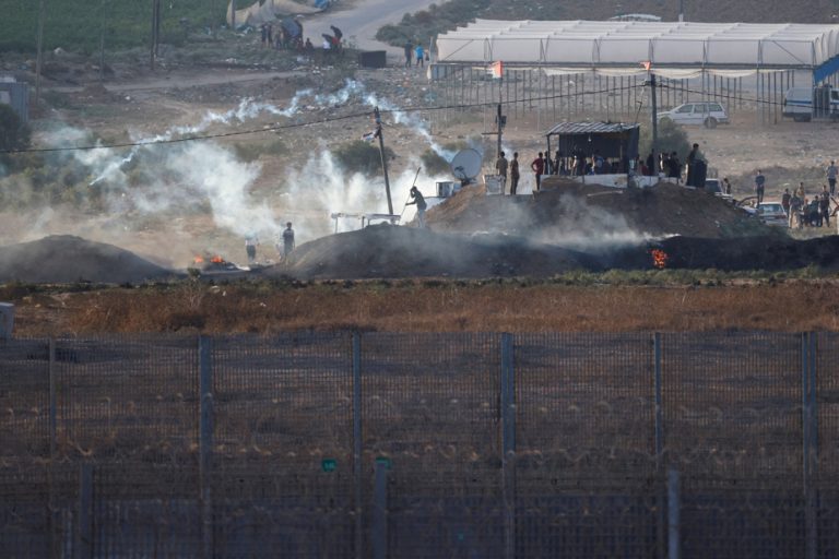 Israeli drone strike in Gaza after border violence