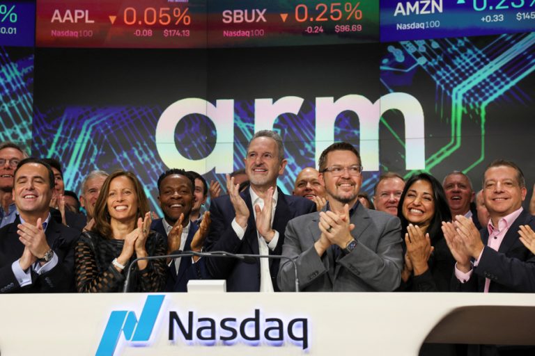 Microprocessors |  Arm enters the Nasdaq and gains almost 25%