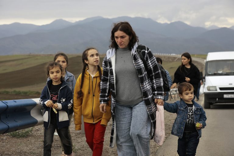 Nagorno-Karabakh |  In chaos, Armenians continue their exile