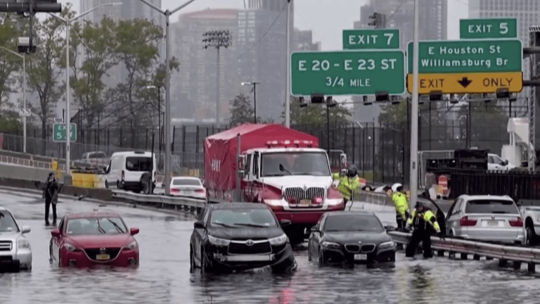 New York facing rising waters