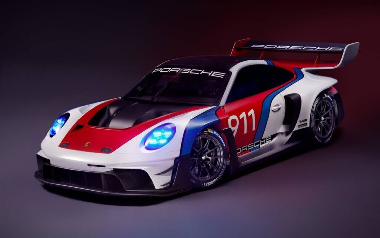 Porsche unveils $1.4M 911 GT3 R rennsport at Laguna Seca