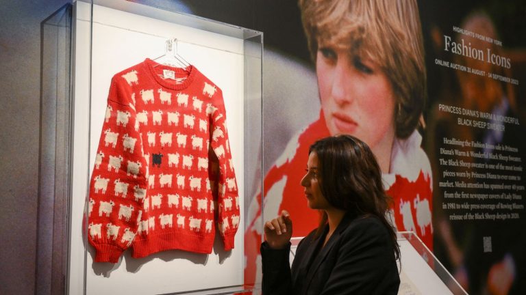 Princess Diana’s sheep sweater sold for over $1 million at auction