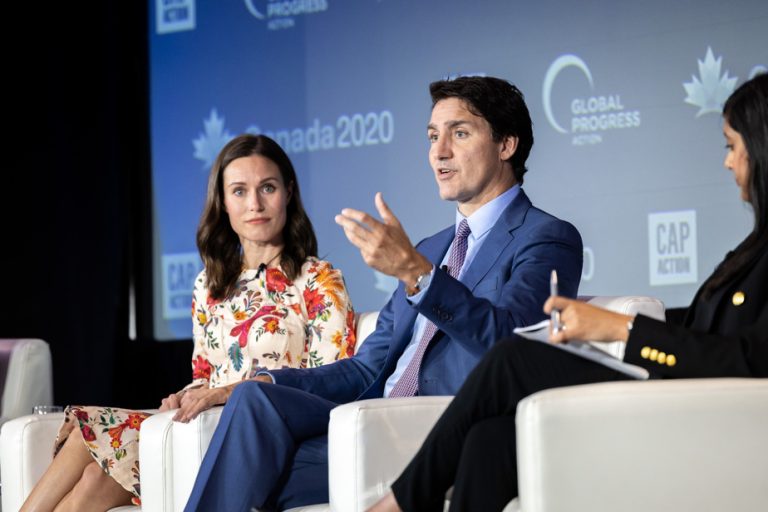 Progressive leaders must offer concrete solutions, says Trudeau