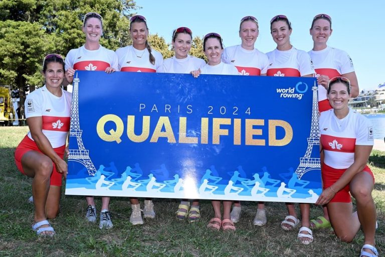 Rowing |  The Canadian eight qualified for the Paris Olympics