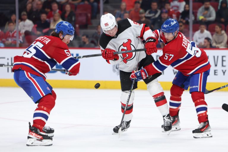 The Canadian loses to the Devils in his first preseason game