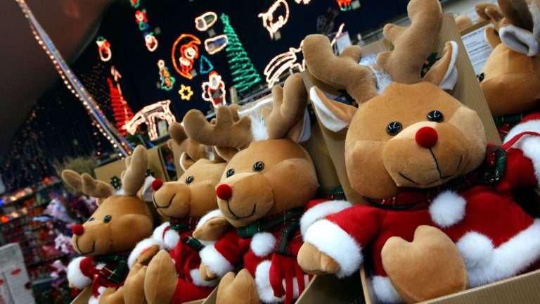 Three months before Christmas, the toy market is at half mast