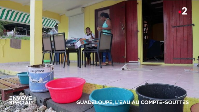 VIDEO.  Guadeloupe: water by the dropper