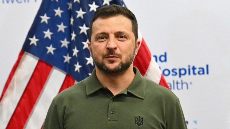 Volodymyr Zelensky is in New York for a historic day