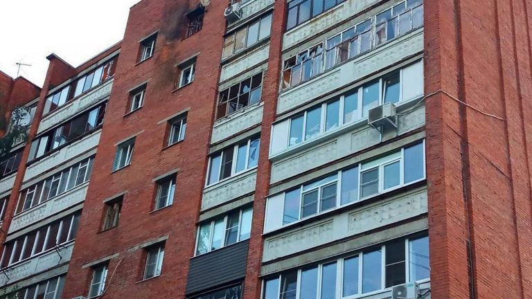 drone hits administrative building in Russian city of Kursk