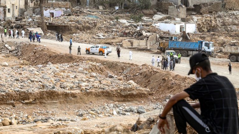 an Egyptian village devastated by disaster