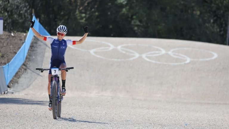 discovering the Olympic mountain bike route, where the French Loana Lecomte and Victor Koretzky won the test event