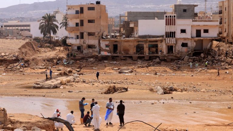 in Libya, the inhabitants of Derna still in shock