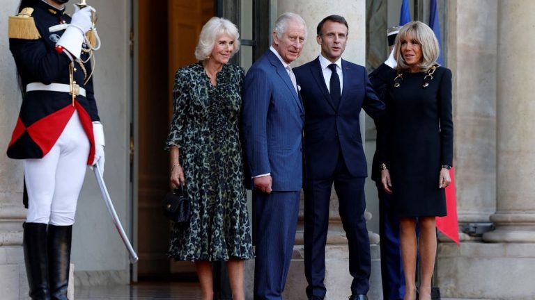 the King of England returns to the Elysée for an interview with Emmanuel Macron