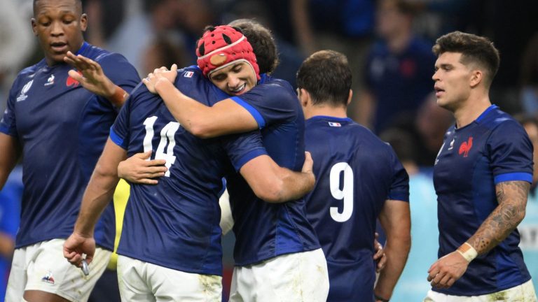 the XV of France offers a record victory against Namibia but is worried about Antoine Dupont