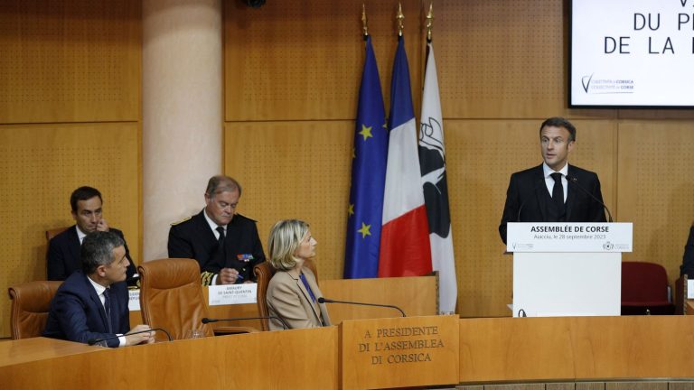 DIRECT.  Emmanuel Macron proposes “the entry of Corsica into the Constitution” during a speech to the Regional Assembly, in Ajaccio