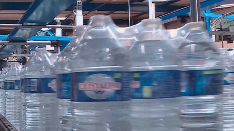 the privatization of a source for bottled water is controversial