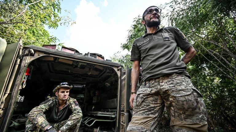 the slow advance of Ukrainian troops in the south of the country