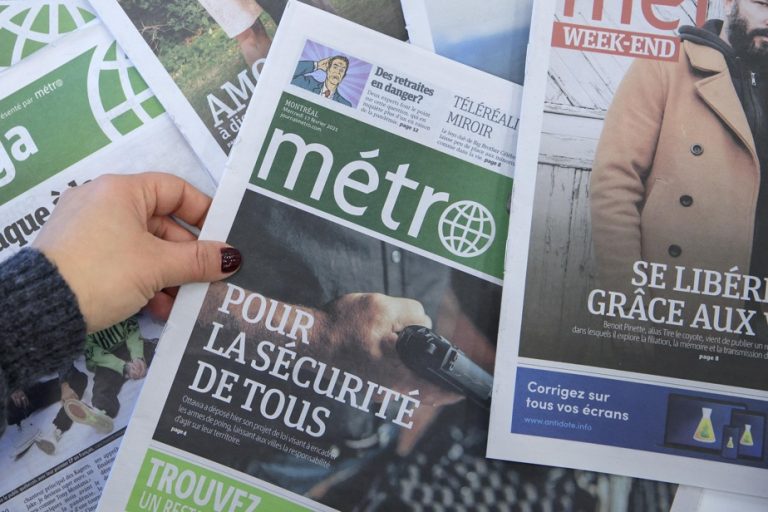 A purchase offer for the Métro newspaper |  The Press