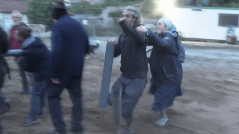 Ardèche: clashes between environmentalists and religious people on the site of a construction site