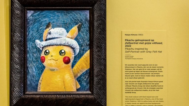 At the Van Gogh Museum, collectors are excited about a Pokémon card inspired by a self-portrait of the Dutch master