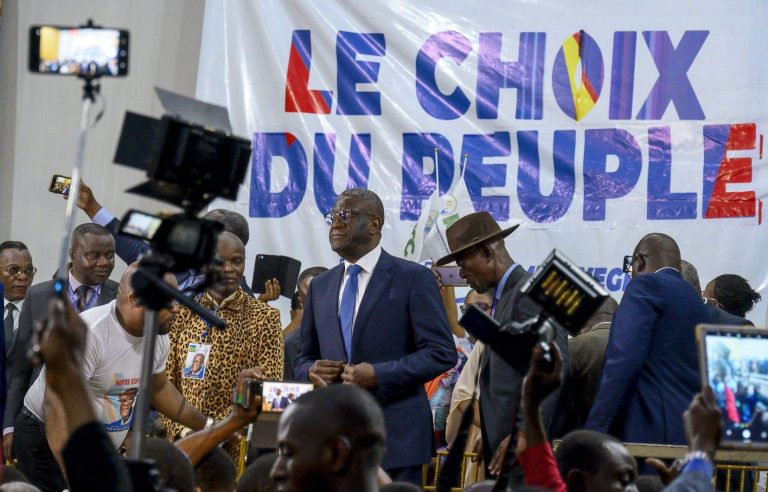 Denis Mukwege, Nobel Peace Prize winner, presidential candidate in the DRC