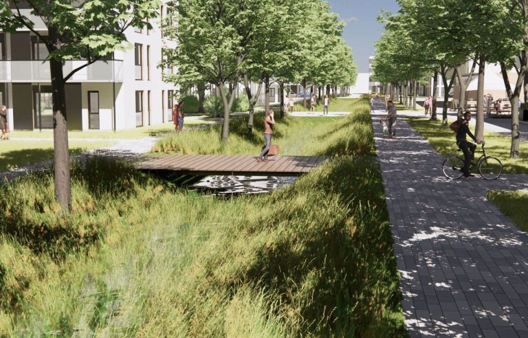 Dreaming of an eco-district, the example of Louvain Est