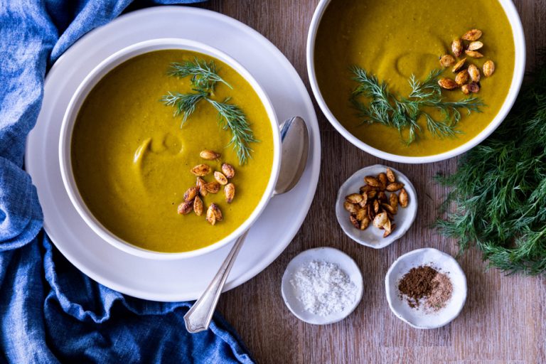 Economy fridge emptying |  Autumn squash and carrot soup