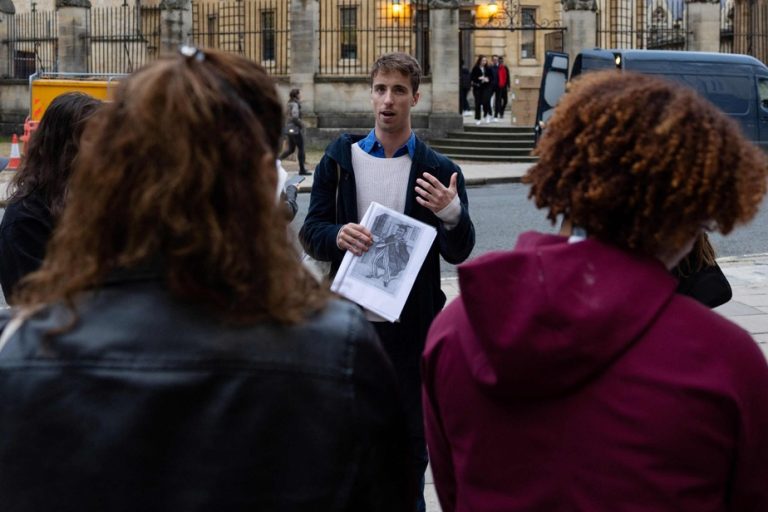 England |  Tourists explore the dark side of Oxford and Cambridge