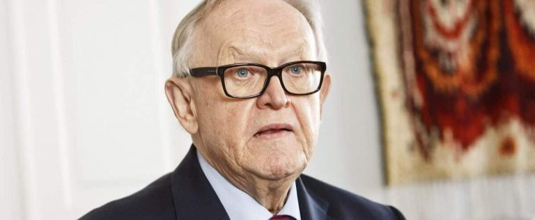 Former Finnish Nobel Peace Prize winner Martti Ahtisaari dies