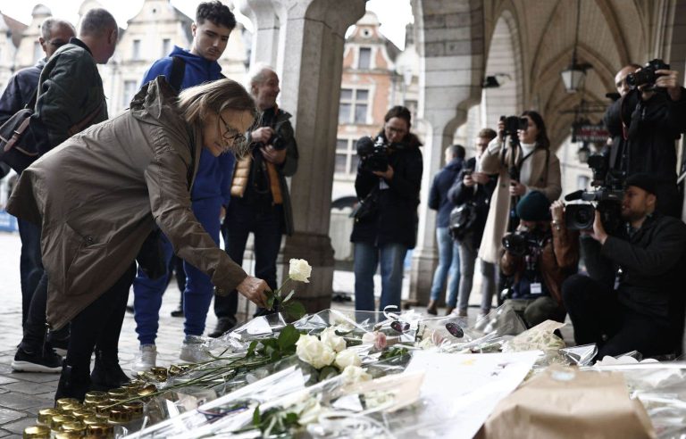 Funeral for a French teacher killed with a knife