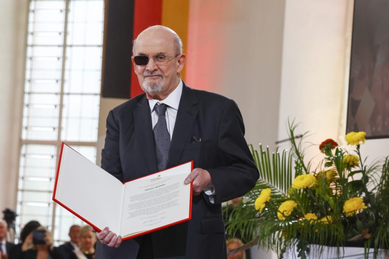 Germany |  A prestigious award given to author Salman Rushdie