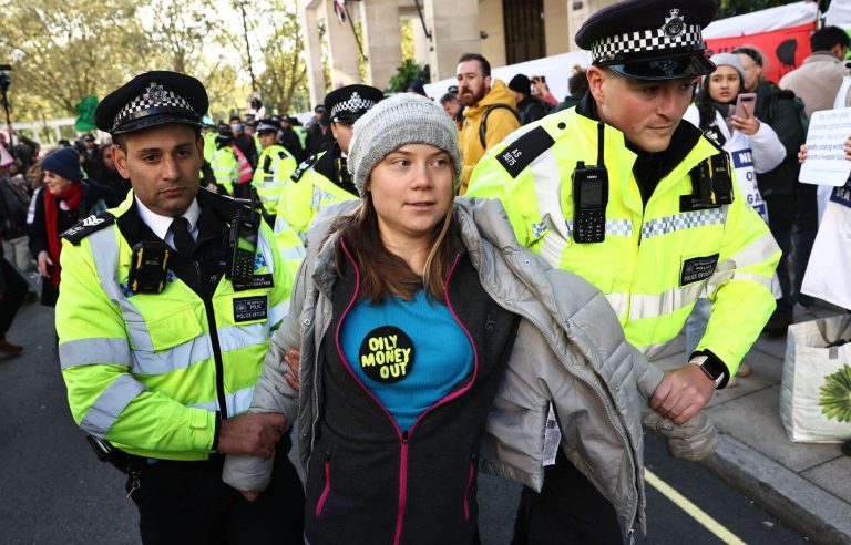 Greta Thunberg charged over London protest