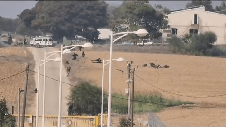 Hamas attacks on Israel: residents of a kibbutz resist