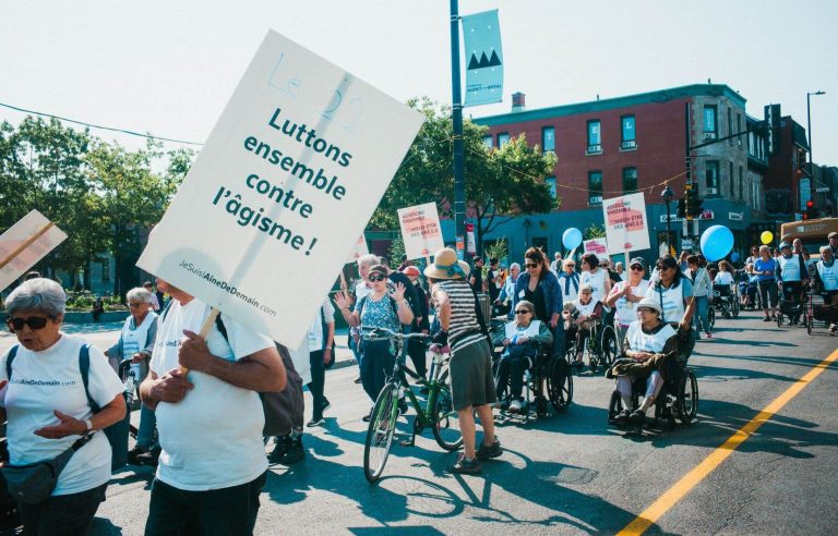 Hundreds of people march in Montreal “for the well-being of seniors”