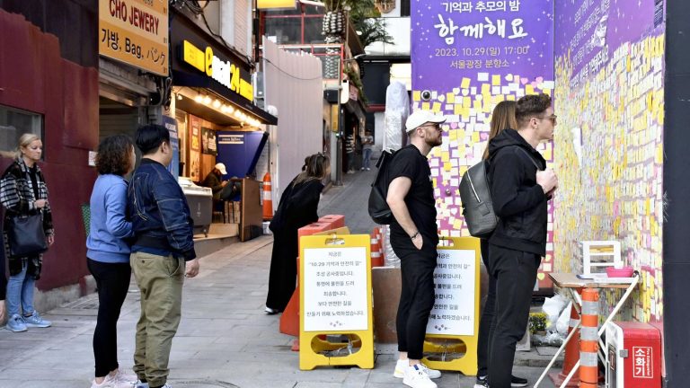 In Seoul, a “memorial alley” was inaugurated at the site of the deadly stampede of 2022