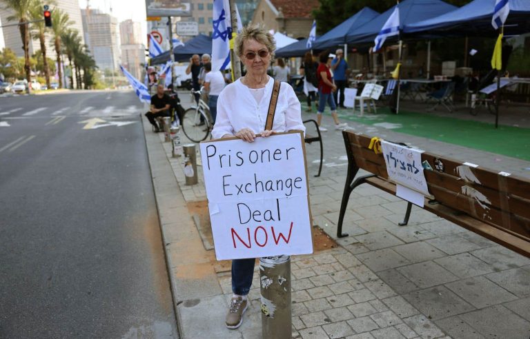 Israel-Hamas war: In Tel Aviv, a sit-in to demand the release of hostages and the resignation of “Bibi”