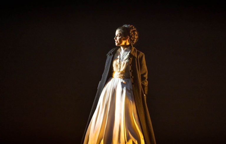 Jodie Devos, star of French opera, in “Lucie de Lammermoor” with the OSQ